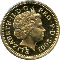 1 Pound - Elizabeth II 4th portrait, Celtic Cross