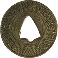 Fare Check Token - Lehigh Valley Transit Co. Allentown, Pennsylvania