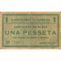 1 Peseta Tàrrega