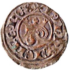 Obol Provencale Coronat - Charles I of Anjou