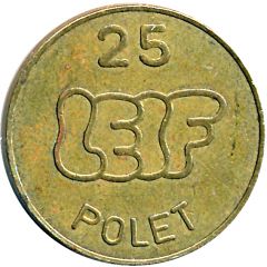 25 Øre - Leif polet