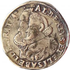 3 Silver Reals - Albert and Isabella