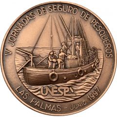 Medal - Vitalicio fishing boat