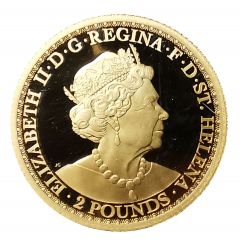 2 Pounds - Elizabeth II Una and the Lion - Gold 7g