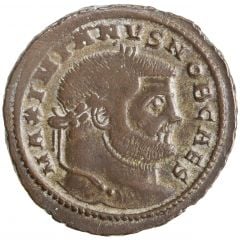 Nummus - Galerius SACRA MONET AVGG ET CAESS NOSTR, Siscia