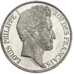 5 francs pattern of Caunois