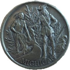 Medal - Official Michigan Medallion American Revolution Bicentennial