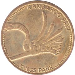 Medal - WA - Kings Park - Kangaroo Paw Tourist Souvenir