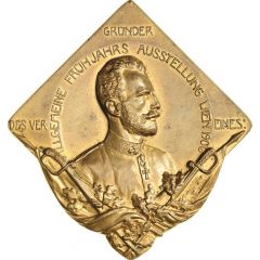 Award medal of the Vienna Spring Exhibition - Archduke Eugen