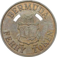 Ferry Token Somerset Route, Copper, 2 Holes