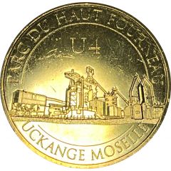 Jeton touristique - Monnaie de Paris - Ukrange - Parc du haut fourneau