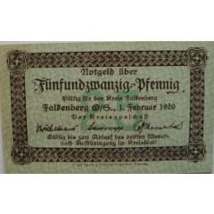 25 Pfennig Kreis Falkenberg