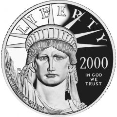 100 Dollars `American Platinum Eagle` Bullion Coinage