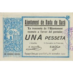 1 Peseta Roda de Barà