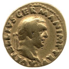 Aureus - Vitellius, Aulus Vitellius Germanicus and Vitellia LIBERI IMP GERMAN