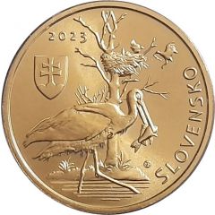 5 Euros Black Stork