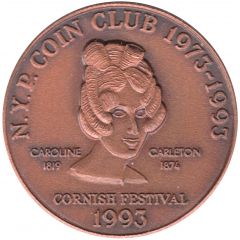 Token - Cornish Festival Northern Yorke Peninsula Coin Club