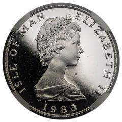1 Penny - Elizabeth II Manx cat