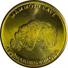 Medal - WA - Mammoth Cave, Zygomaturus Trilobus Tourist Souvenir