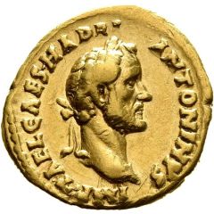 Aureus - Antoninus Pius AVG PIVS P M TR P COS DES II, Pietas