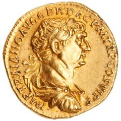Aureus - Trajan S P Q R OPTIMO PRINCIPI, Genius