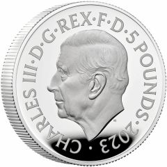 5 Pounds - Charles III James Bond - The Spy Who Loved Me, Silver Proof