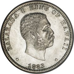 1/4 Dollar - Kalākaua I