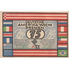 75 Pfennig Deutsche Amerika-Woche