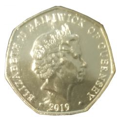 50 Pence - Elizabeth II 50th Anniversary of Concorde - Take Off