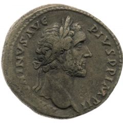 Sestertius - Antoninus Pius TR POT XIX COS IIII S C, Roma