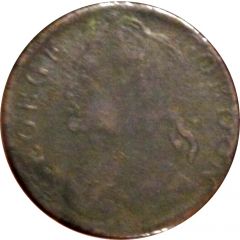 1/2 Penny George Gordon - Britons rule