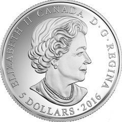 5 Dollars - Elizabeth II February Birthstone