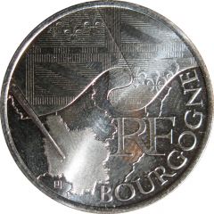 10 Euros Burgundy, 1st type