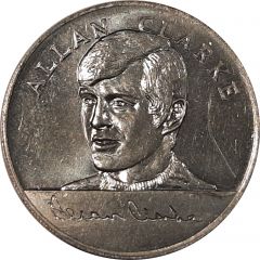 Token - Allan Clarke, Leeds United England World Cup Squad 1970