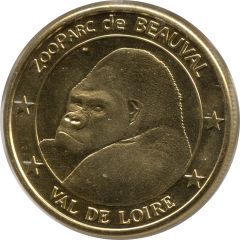 Token - Médailles et Patrimoine Val de Loire - ZooParc de Beauval - Gorille