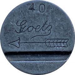 Telephone Token - Goetz 40 Chicago, Illinois