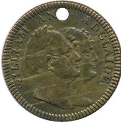 Medal - William IV and Adelaide Crowning 8-9-1831