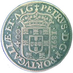 400 Réis `Cruzado` - Pedro Prince Regent