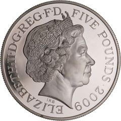 5 Pounds - Elizabeth II Stonehenge, Silver Proof
