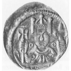 Denier - Henry V Aachen mint