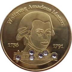 Austrian Heritage Collectors Coin - Wolfgang Amadeus Mozart