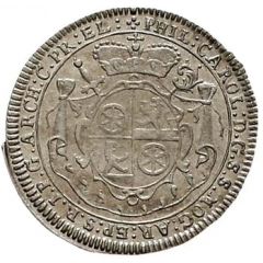 1 Groschen `Sterbegroschen` - Philip Charles of Eltz-Kempenich Death