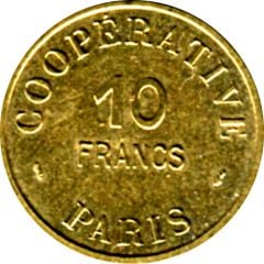 10 Francs Paris Emergency Coinage