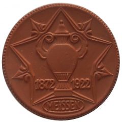 Medal - Meissen kiln and porcelain factory
