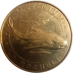 Monnaie de Paris Tourist Token - La Rochelle Aquarium - Le requin zèbre
