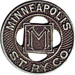 1 Fare - Minneapolis St. Ry. Co. Minneapolis, Minnesota