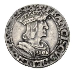 1/2 Teston of Dauphine - Francis I 2nd type