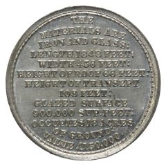 Medalet Great Exhibition; Allen & Moore, 30mm
