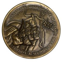 Medal - 350th Anniversary of Santa Fe Santa Fe New Mexico