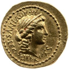 Aureus - Cassius LIBERTAS M·AQVINVS·LEG / C·CASSI IMP
